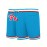 Men'S Moon Blue Baseball Shorts, Classic Letter Embroidery Design, Breathable Button Style Short Sleeved Shirt, Suitable for Training And Competition