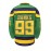99 Duck Men's Green Ice Hockey Sweatshirt - Embroidered, Loose Fit, Breathable, Sporty, Fashionable, and Casual Long Sleeves for Streetwear