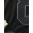Men's Black #87 Embroidered American Football Jersey - Loose Fit, Breathable Polyester, V-Neck, Casual Street Style Rugby Top for Sports and Casual Attire, Outdoor Activewear|Embroidered Sports Top|Loose Fit Jersey