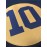 Men'S Deep Blue # 10 American Football Jacket with Loose Embroidered Sports, Fashionable, Casual, Street Breathable Rugby Top