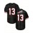 Men'S Black #13 American Football Jersey, Loose Fit, Embroidered, Breathable, for Sports, Fashion, Casual, Street, Adult, Male, Universal, Team Sport
