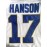 Men'S White #17 Ice Hockey Jersey With Loose Embroidery And Long Sleeves, Sporty, Fashionable, Casual, Breathable On The Street