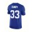 Men's #33 Blue American Football Jersey - 