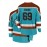 Moon Orchid Men's #69 Ice Hockey Sweatshirt - Loose Fit Breathable V-Neck with Embroidered Logo & SHORE Back Design, Teal & Brown Colorblock for Sports, Casual Streetwear & Outdoor Activities, Sports Fan Apparel, Durable Sportswear