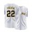 Men's yellow # 4 baseball shirt, street fashion casual, letter embroidered breathable short sleeved sports shirt