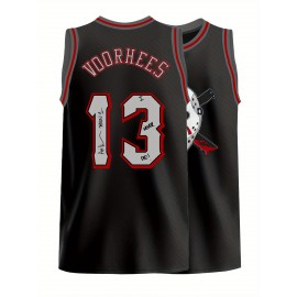 Men's Black Basketball Top # 13 Classic Retro Embroidered Letter Sleeveless Sweat Wicking Breathable Tank Top Basketball Suit