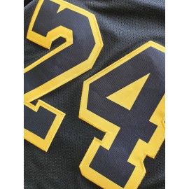 Men'S Black Basketball Suit # 23 Classic Retro Embroidered Sleeveless Sweat wicking Breathable Tank Top Basketball Suit