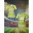 Customized Women's V-Neck Football Jersey - Personalized Name & Number, Breathable Polyester, Quick-Dry, Lime Green with Red Accents, Ideal for Team Training & Sports Fitness, Athletic Jersey | Personalized Sports Top | Lightweight Athletic Wear